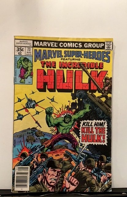 Lot of 2 Marvel Super-Heroes #64,73 (1978)