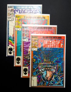 Machine Man #1 [Key] Direct Edition (1984)  LOT 4 books #1-4 - VF+/NM-