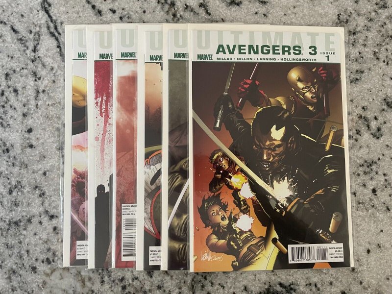 6 Ultimate Avengers 3 Marvel Comic Books # 1 2 3 4 5 6 NM Hulk Thor Wasp 9 CH23