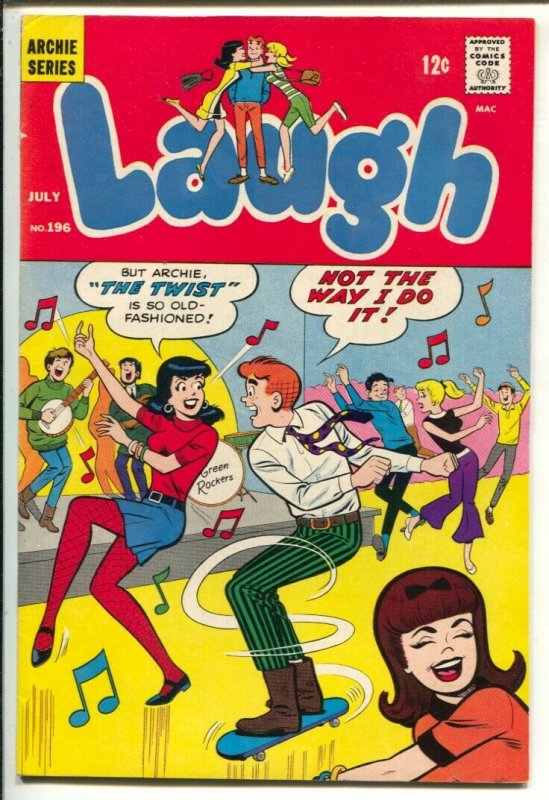 Laugh #197 1967-Archie-rock 'n' roll party cover-Betty & Veronica-VF- 