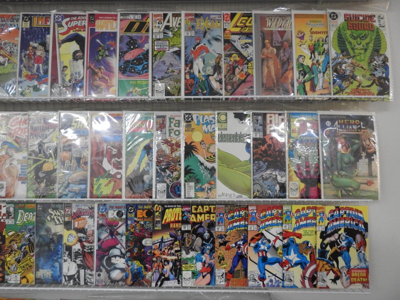 Huge Lot 130+ Comics W/ Superman, Captain America, Wonder Woman Avg VF- Cond!!