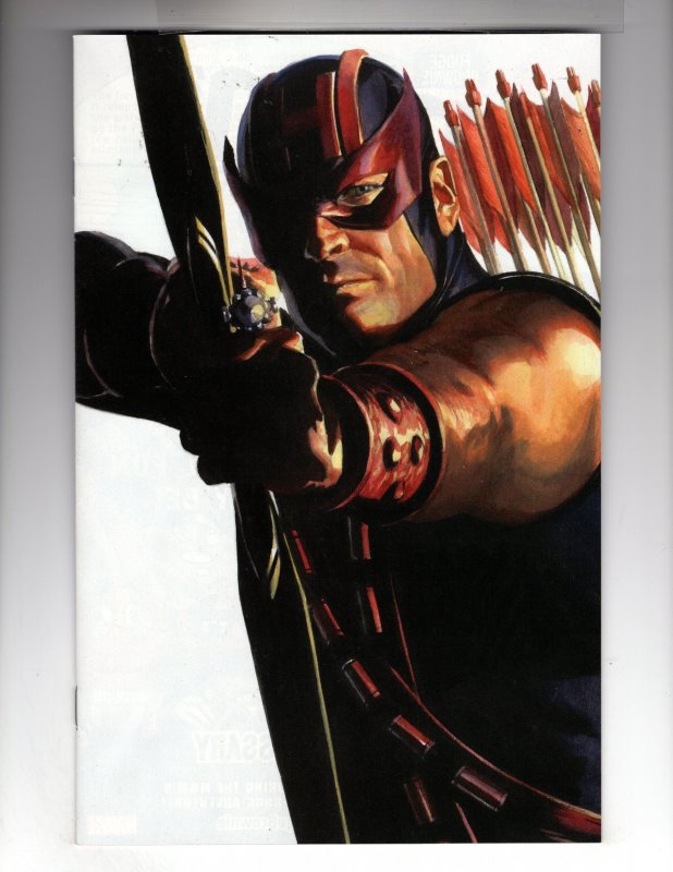 Avengers #42 (2021) HAWKEYE! Alex Ross VARIANT Cover / MC#68