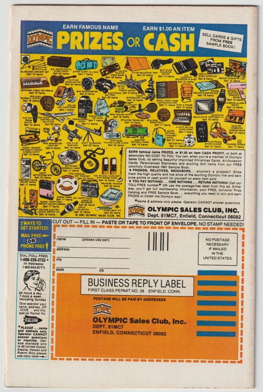 Marvel Two In One #80 (Oct 1981, Marvel), VFN-NM (9.0), Thing & Ghost Rider star