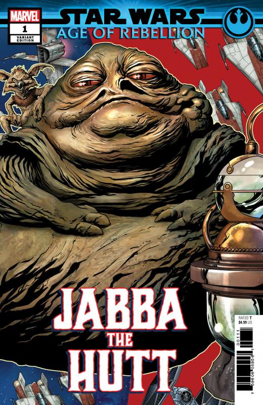 Star Wars AOR Age Of Rebellion Jabba The Hutt #1 Puzzle Variant (2019) NM