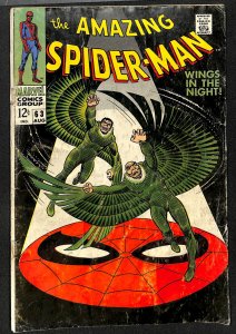 Amazing Spider-Man #63 GD- 1.8 Vulture!