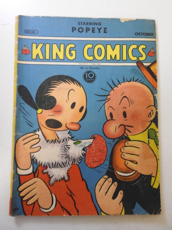 King Comics #54 (1940) GD Condition see desc