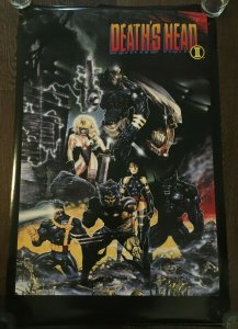 DEATH'S HEAD II & TUCK Marvel Press Poster #134, 1993, 34 x 22