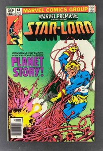 Marvel Premiere (1972) #61 VF+ (8.5) Star-Lord Tom Sutton Cover & Art