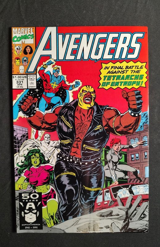 The Avengers #331 (1991)