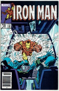 Iron Man #199 (1968 v1) Newssstand Denny O'Neil Herb Trimpe VF+