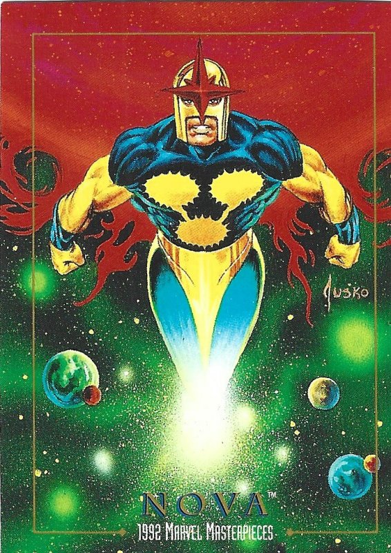 1992 Marvel Masterpieces #68 Nova