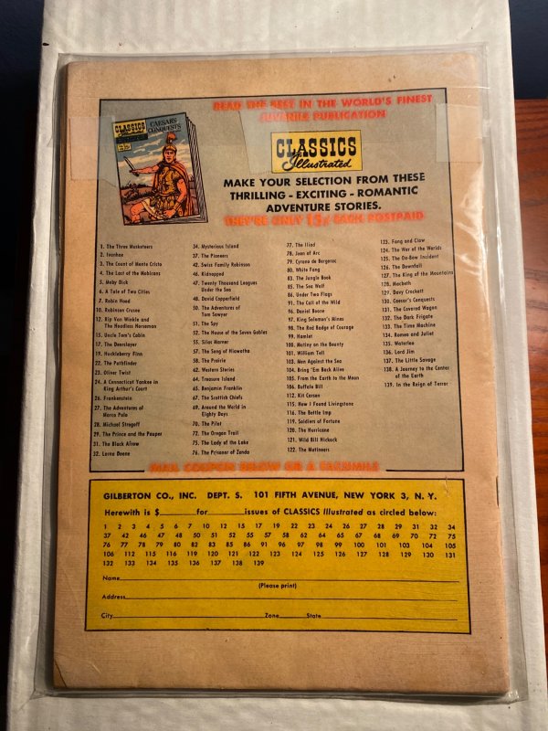 Classics Illustrated #86 (1951) under two flags