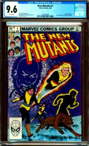 New Mutants #1 CGC Graded 9.6 Origin of Karma, 2nd New Mutants App