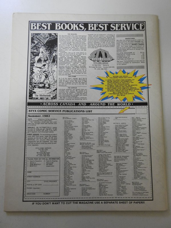 Eclipse Magazine #7 (1982) FN/VF Condition!