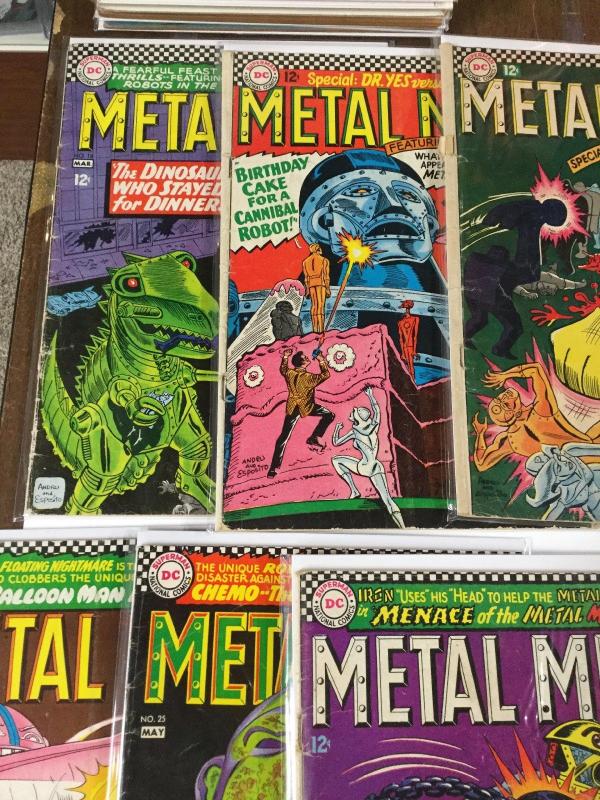 Metal Men 18 20 21 22 22 23 24 25 26 27 28 32 34 2.0-4.0 Gd-vg Dc Silver Age