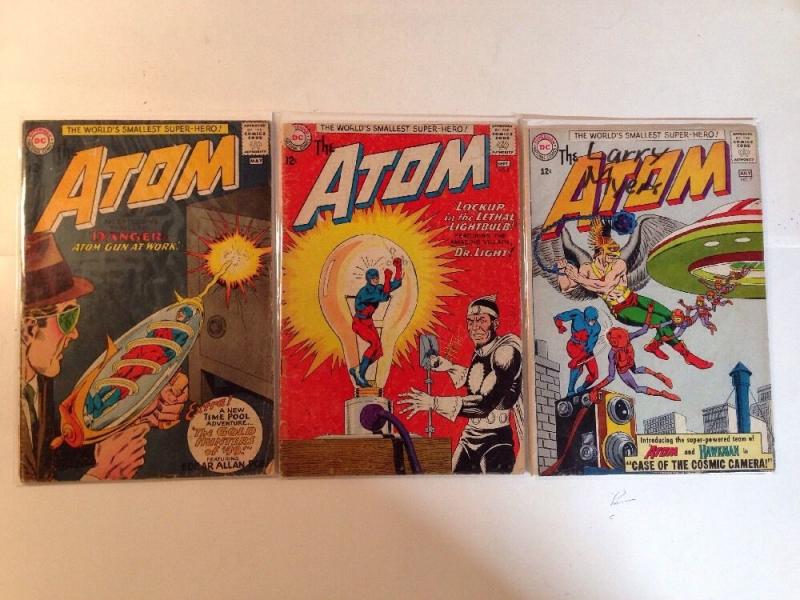 The Atom 7 8 12 3 Book Lot Set Run 2.0-3.0