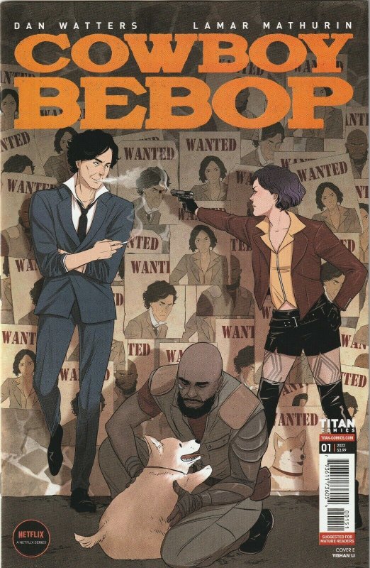 Cowboy Bebop # 1 Li Cover E NM Titan Comics [D4]