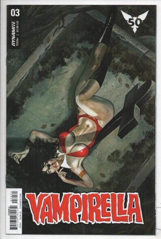 VAMPIRELLA #3 C, NM Dalton, Dynamite, 2019, more Vampire in store