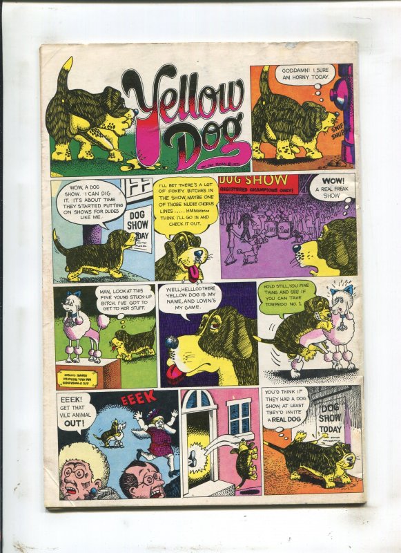 Yellow Dog #22 - Jim Evans Cover / 1st & Only Print (FN+ 6.5) 1972
