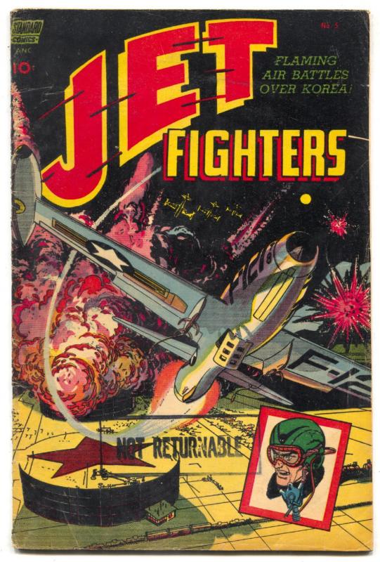 Jet Fighters #5 1952- 1st issue- Alex Toth art- Korean War G