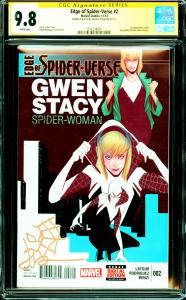 Edge of Spider-Verse #2 CGC 9.8 1st Appearance of new Spider Woman (Gwen Stacy)