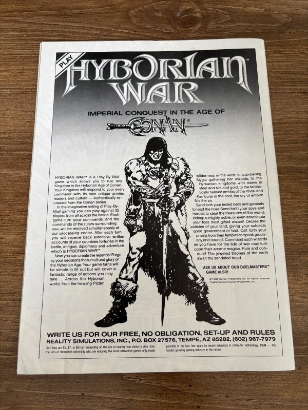 Conan Saga # 77 VF- Marvel Comic Book Magazine Barbarian Red Sonja Kull 6 J308