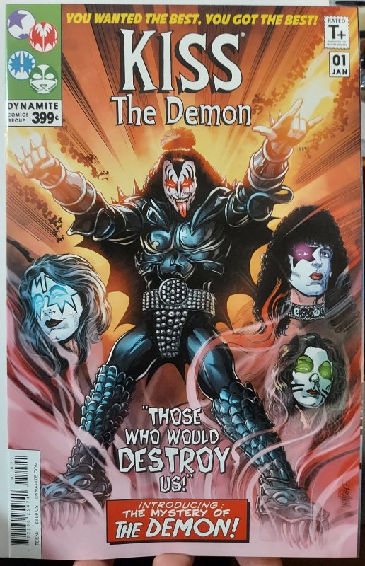 KISS THE DEMON #1 NM CVR B Tom Mandrake Fantastic Four Homage Cover