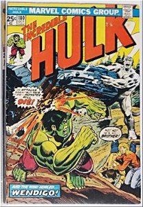 Hulk 180 (1974) VERY HOT KEY~1st APP WOLVERINE vs Wendigo [VF-] MCU THUNDERBOLTS