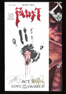 Faust #5 NM/M 9.8 Signed by David Quinn and Tim Vigil!
