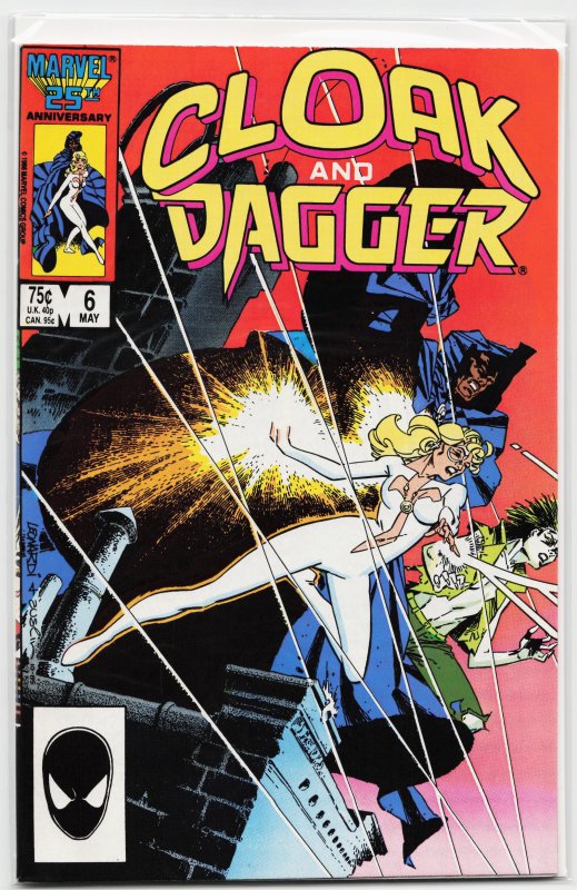 Cloak and Dagger #6 (1986) Cloak and Dagger, Mark Jewelers insert missing