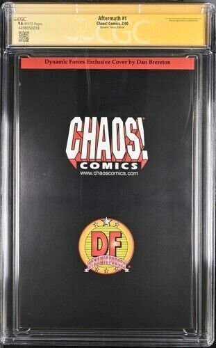 Aftermath (2000) # nn (CGC 9.6 SS) Signed Brian Pulido * Census = 1 * Certified