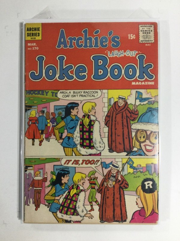 Archie's Joke Book Magazine #170 (1972) FN3B119 FINE FN 6.0