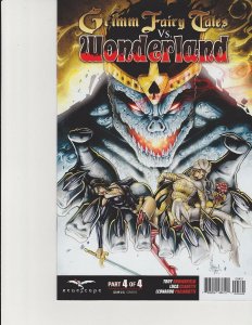 Grimm Fairy Tales vs Wonderland #4 Cover B Zenescope Comic GFT NM Tabanas
