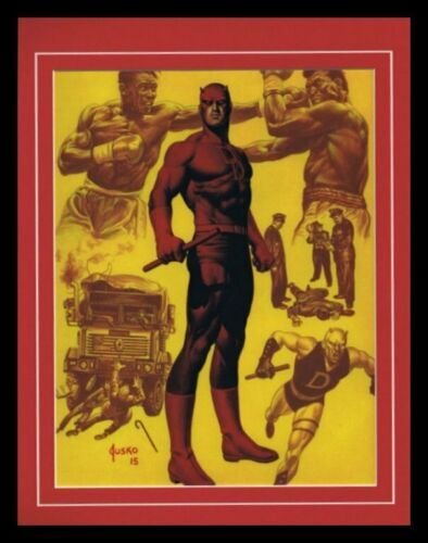 Daredevil Matt Murdock Framed 11x14 Marvel Masterpieces Poster Display B 