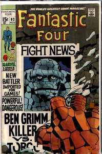 Fantastic Four #92 (1969) Fantastic Four