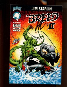 Breed II #3  - SIGNED BY JIM STARLIN! (9.0/9.2) 1995