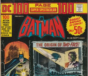 DC 100-Page Super Spectacular #20 (1973) Batman vs Two Face