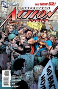 Action Comics (2011) 3-A Rags Morales Standard Cover FN