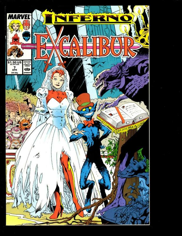 Lot of 12 Excalibur Comic Marvel 1 2 3 4 5 6 7 8 9  10 11 12 Captain Britain DS1