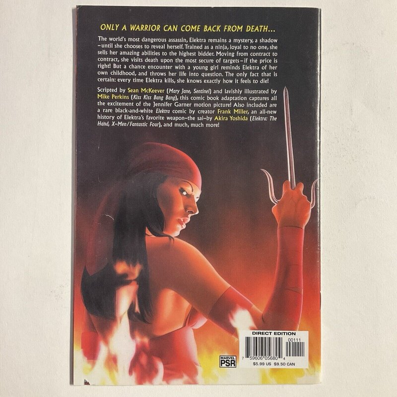 Elektra The Movie 1 2005 Marvel NM near mint