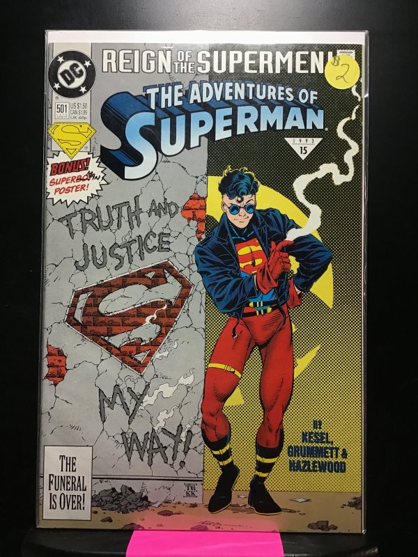 Adventures of Superman #501 Standard Edition - Direct (1993)