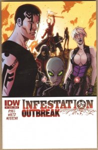 INFESTATION: OUTBREAK #1 NM COVER A IDW ZOMBIES CVO