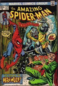 Amazing Spider-Man #124 - 1st App of the Man-Wolf (8.0) 1973