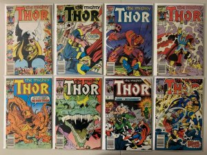 Mighty Thor comics lot #361-474+ 1 annual newsstand 27 diff avg 6.0 (1985-94)