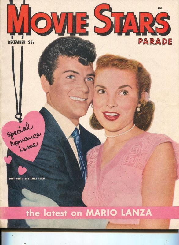 Movie Stars Parade-Tony Curtis-Janet Leigh-June Allyson-Dec-1951