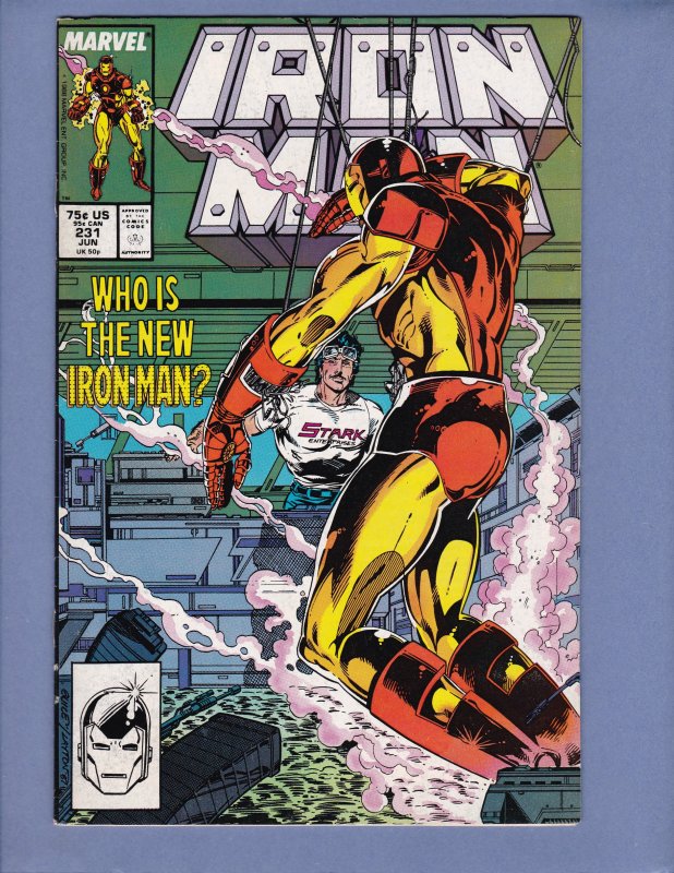 Iron Man #231 FN 1st Appearance New Armor Marvel 1988