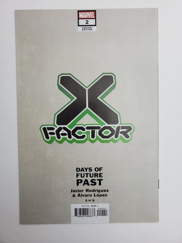 X-Factor #2 Virgin Variant Cover