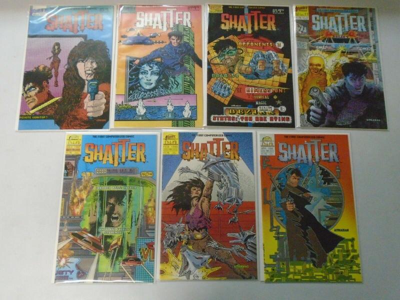 Shatter set #1-14 + Special 15 different issues 8.0 VF (1985)