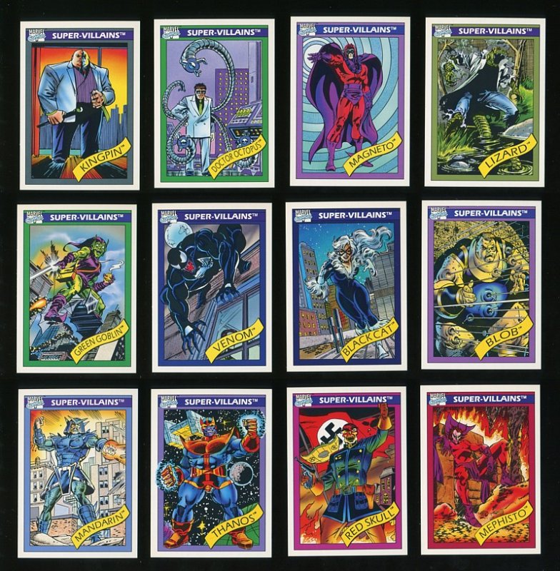 1990 Marvel Comics Card Set MINT