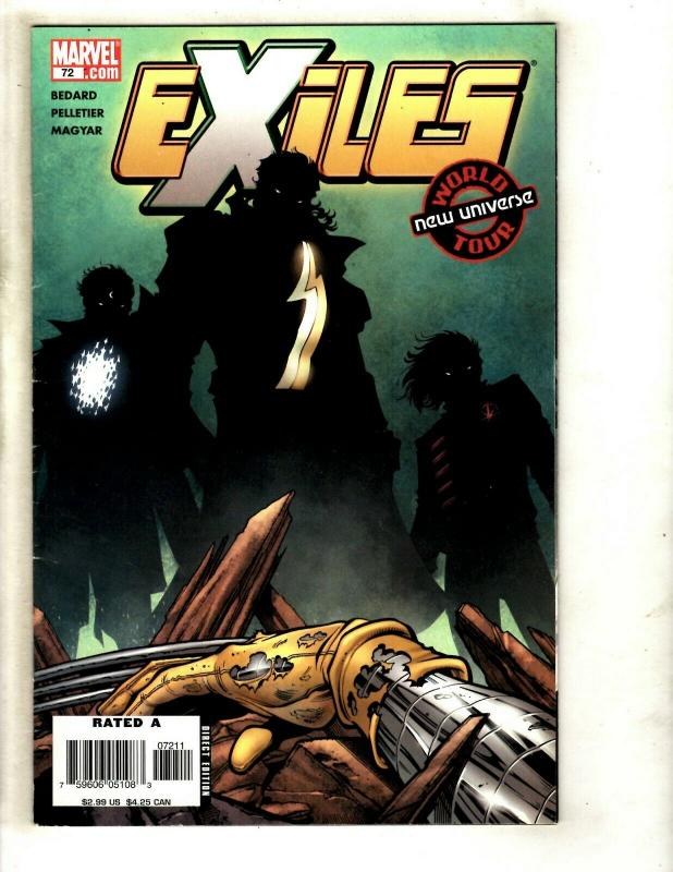 Lot Of 12 Exiles Marvel Comics # 45 46 47 48 49 53 56 57 58 70 71 72 X-Men EK10